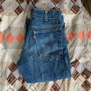 VINTAGE ORANGE TAB LEVIS 684